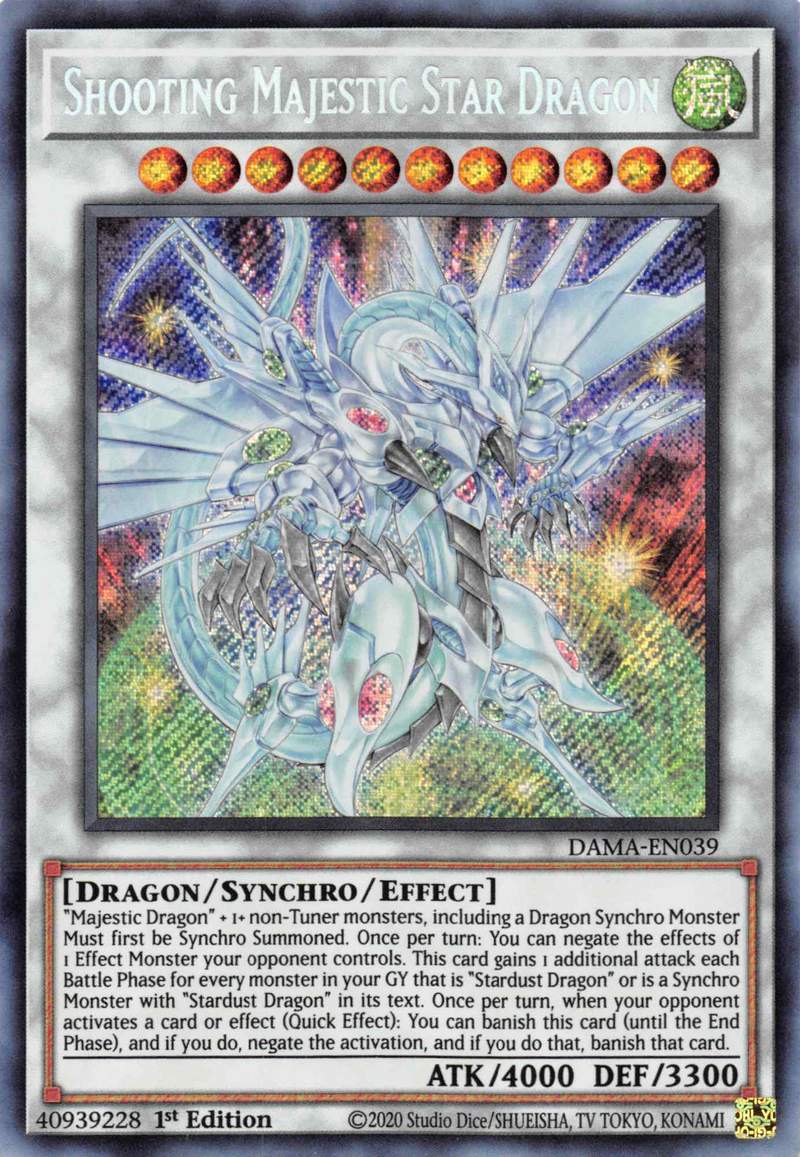 Shooting Majestic Star Dragon [DAMA-EN039] Starlight Rare | Rock City Comics