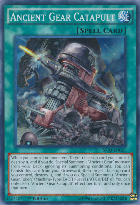 Ancient Gear Catapult [SR03-EN021] Super Rare | Rock City Comics