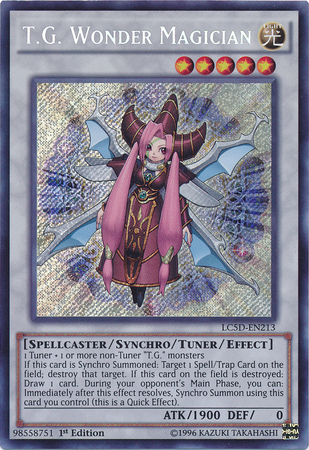 T.G. Wonder Magician [LC5D-EN213] Secret Rare | Rock City Comics