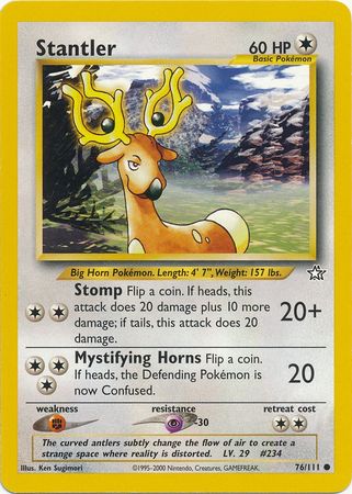 Stantler (76/111) [Neo Genesis Unlimited] | Rock City Comics