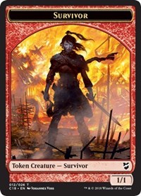 Survivor // Myr (023) Double-sided Token [Commander 2018 Tokens] | Rock City Comics