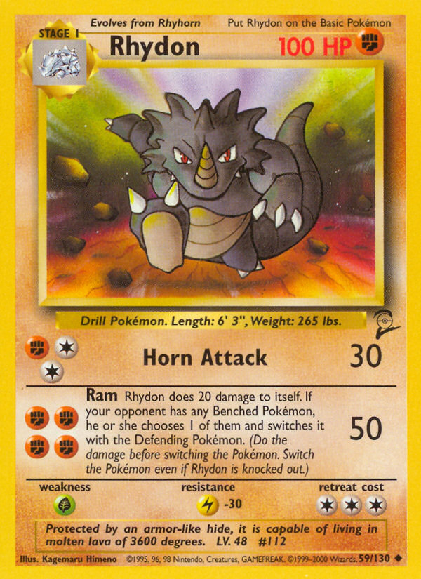 Rhydon (59/130) [Base Set 2] | Rock City Comics