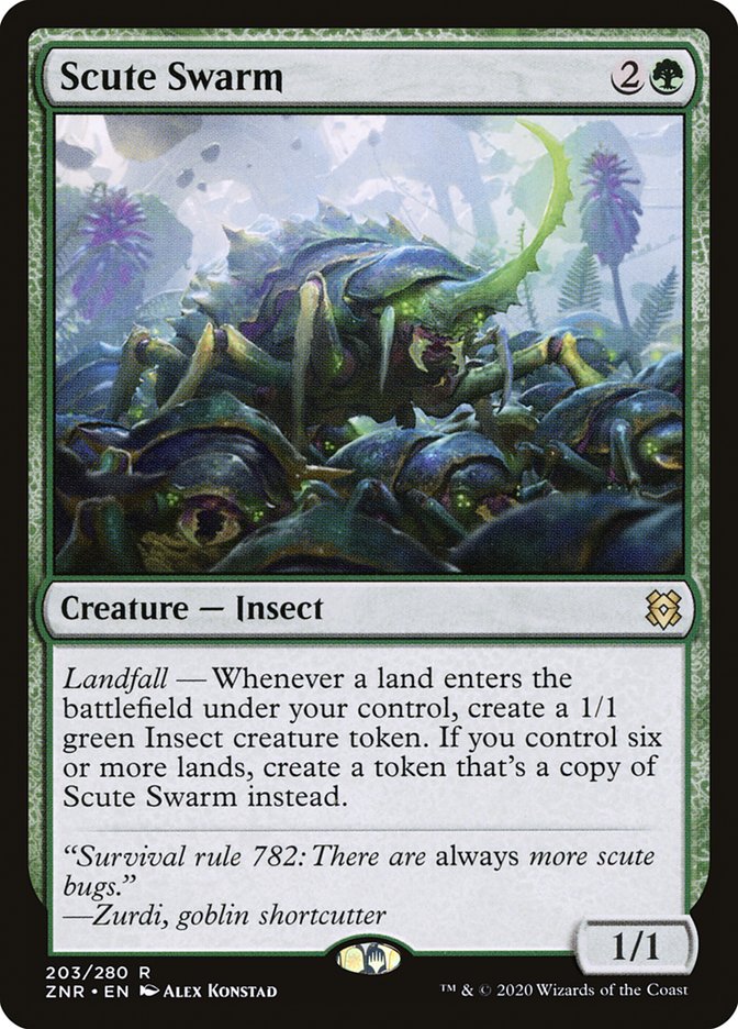 Scute Swarm [Zendikar Rising] | Rock City Comics