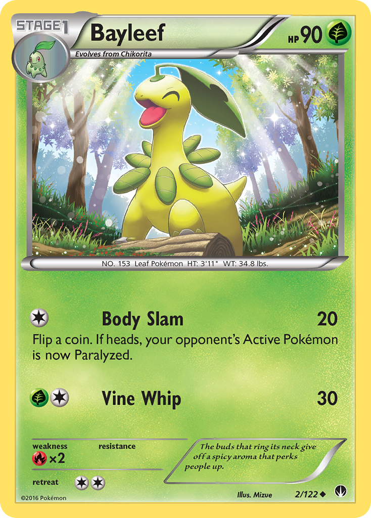 Bayleef (2/122) [XY: BREAKpoint] | Rock City Comics