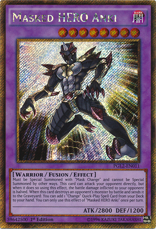 Masked HERO Anki [PGL2-EN011] Gold Secret Rare | Rock City Comics