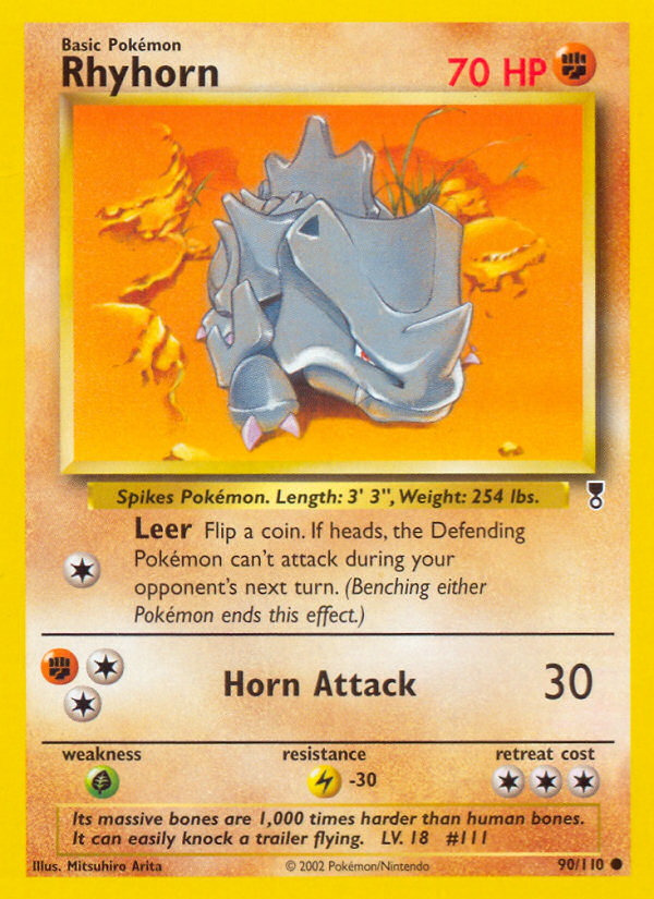 Rhyhorn (90/110) [Legendary Collection] | Rock City Comics