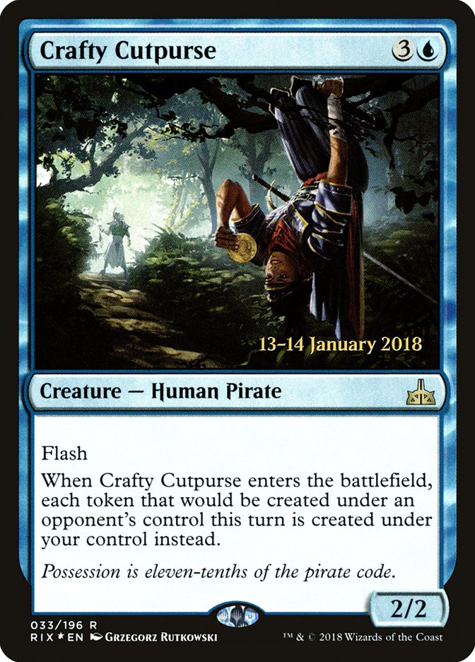 Crafty Cutpurse [Rivals of Ixalan Prerelease Promos] | Rock City Comics