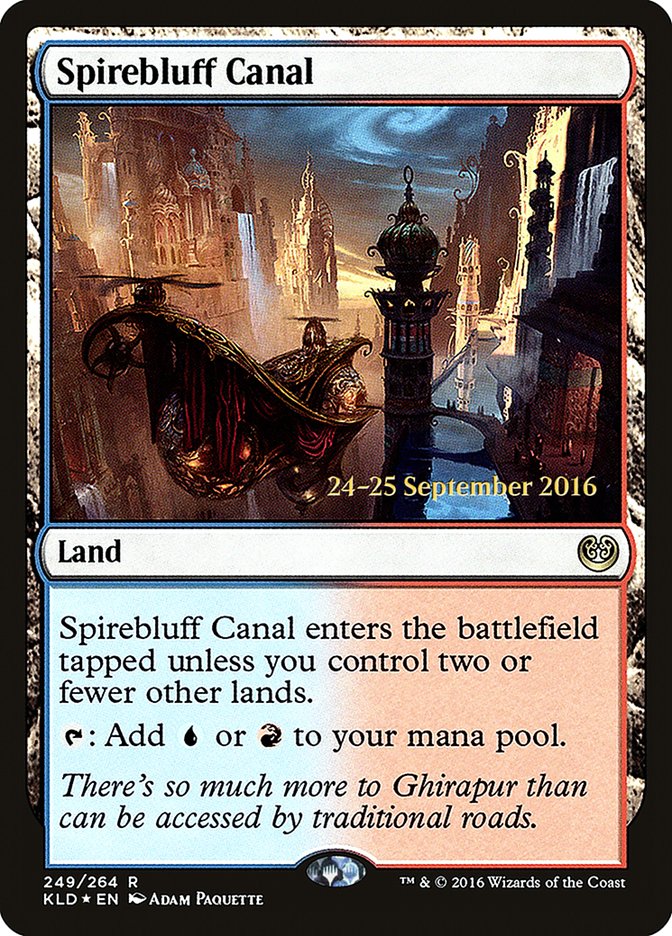 Spirebluff Canal  [Kaladesh Prerelease Promos] | Rock City Comics