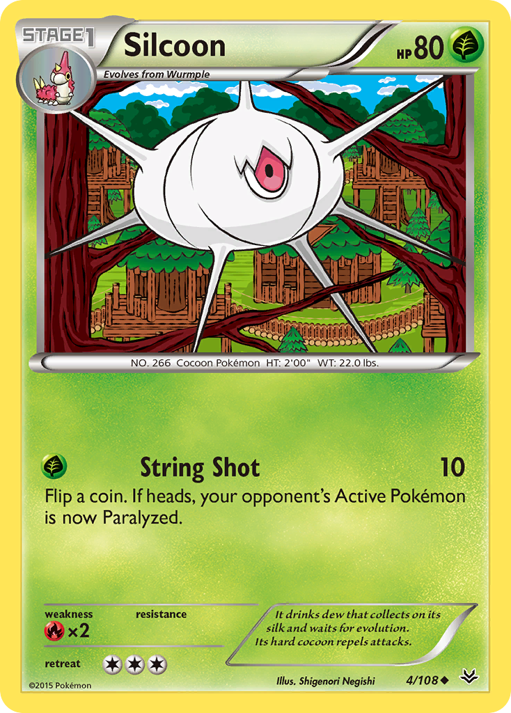 Silcoon (4/108) [XY: Roaring Skies] | Rock City Comics