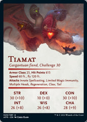 Tiamat Art Card [Dungeons & Dragons: Adventures in the Forgotten Realms Art Series] | Rock City Comics