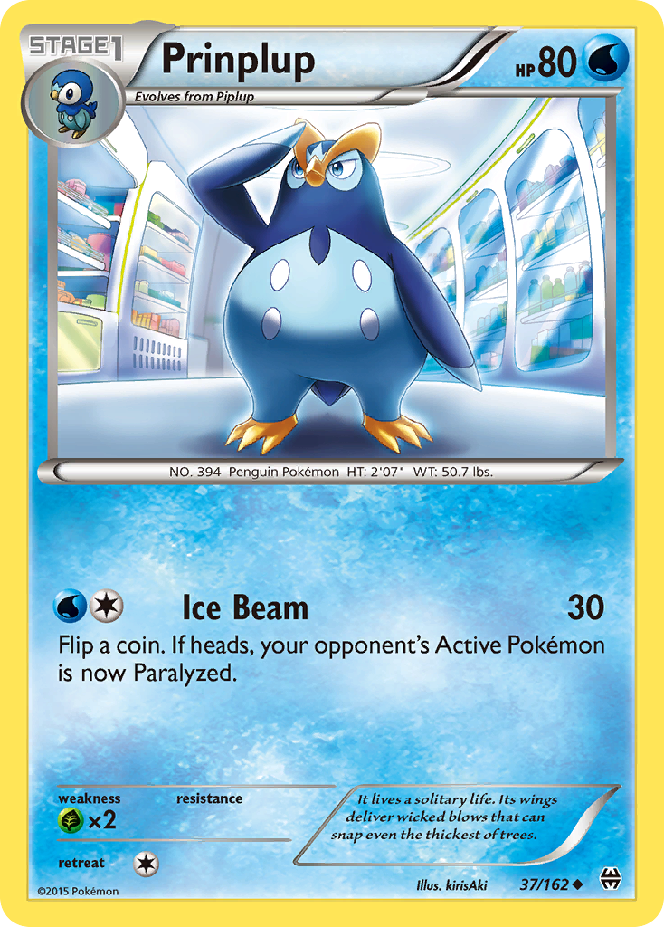 Prinplup (37/162) [XY: BREAKthrough] | Rock City Comics