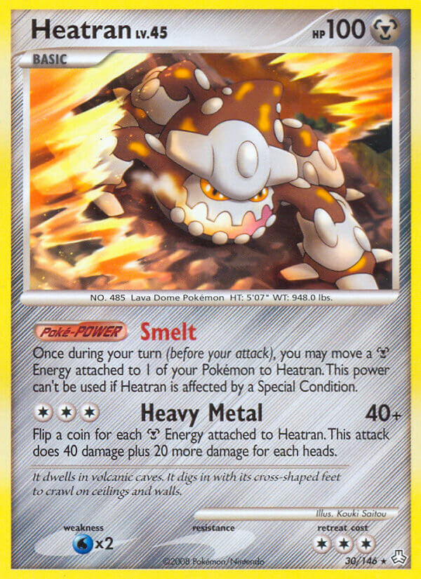 Heatran (30/146) (Theme Deck Exclusive) [Diamond & Pearl: Legends Awakened] | Rock City Comics