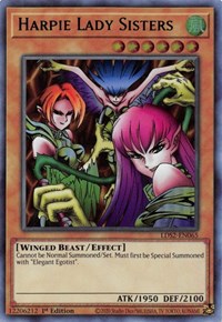 Harpie Lady Sisters (Green) [LDS2-EN065] Ultra Rare | Rock City Comics