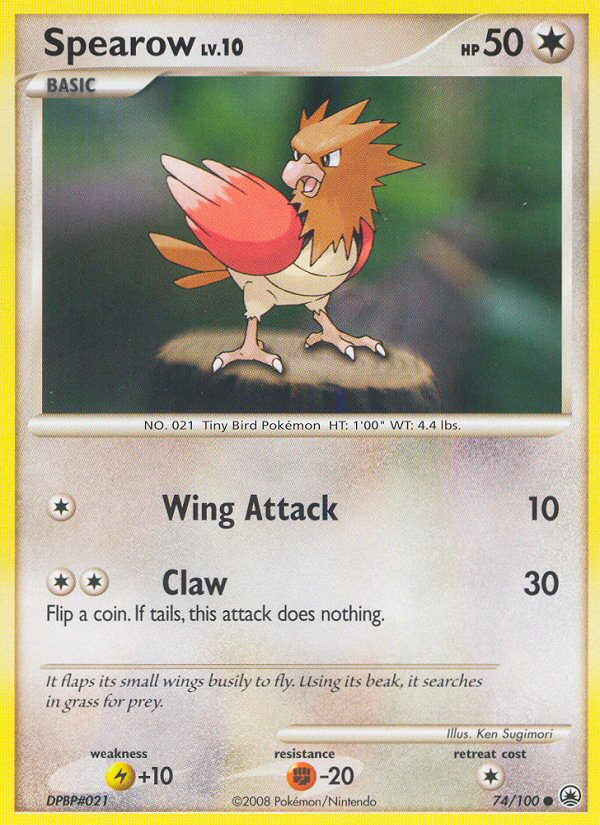 Spearow (74/100) [Diamond & Pearl: Majestic Dawn] | Rock City Comics