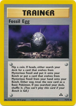 Fossil Egg (72/75) [Neo Discovery Unlimited] | Rock City Comics