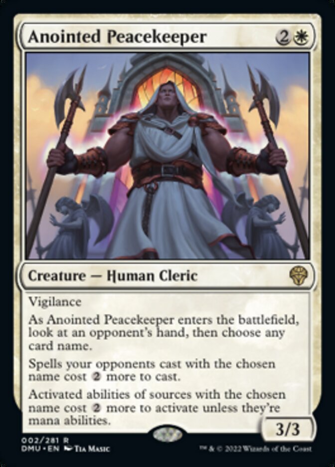 Anointed Peacekeeper [Dominaria United] | Rock City Comics