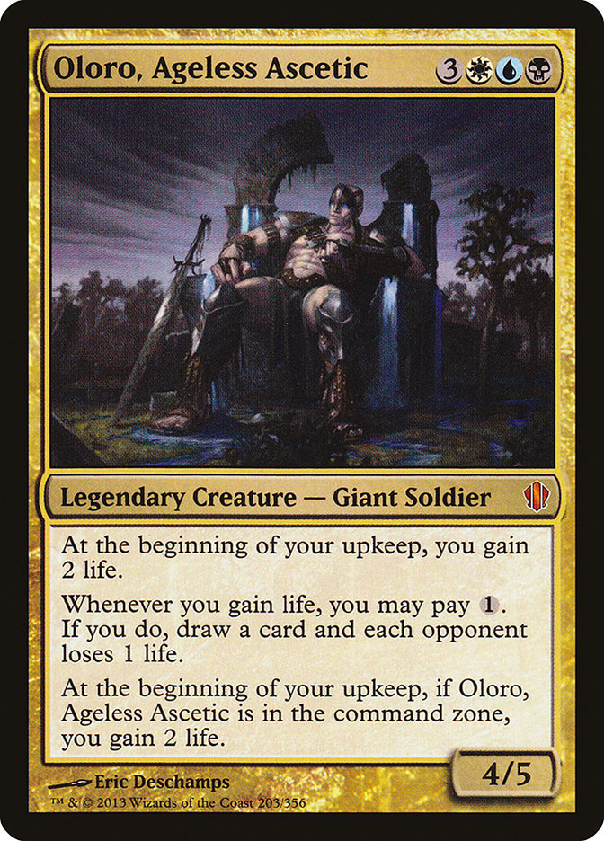 Oloro, Ageless Ascetic [Commander 2013] | Rock City Comics