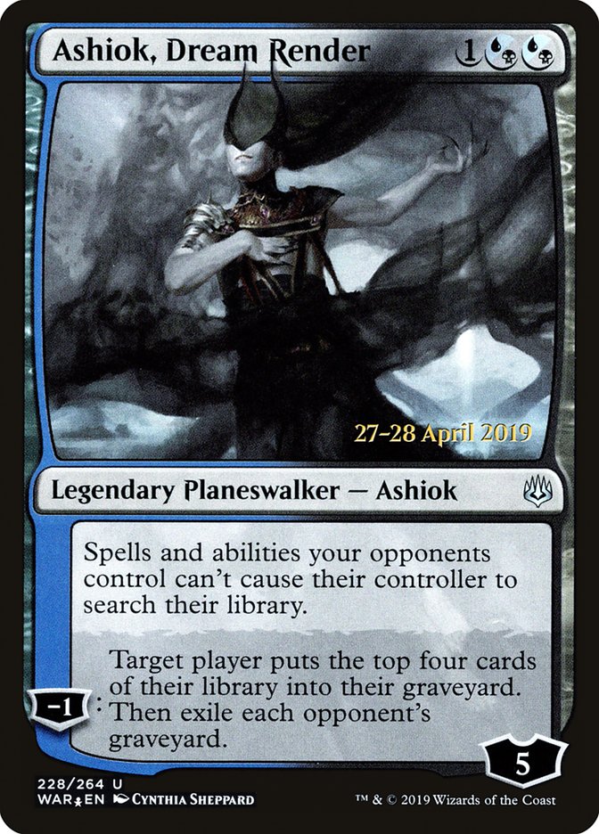 Ashiok, Dream Render  [War of the Spark Prerelease Promos] | Rock City Comics