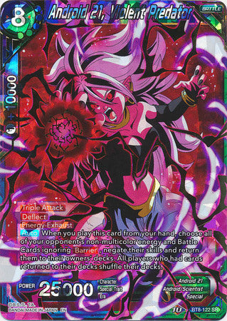 Android 21, Violent Predator [BT8-122] | Rock City Comics