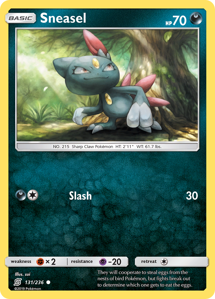 Sneasel (131/236) [Sun & Moon: Unified Minds] | Rock City Comics