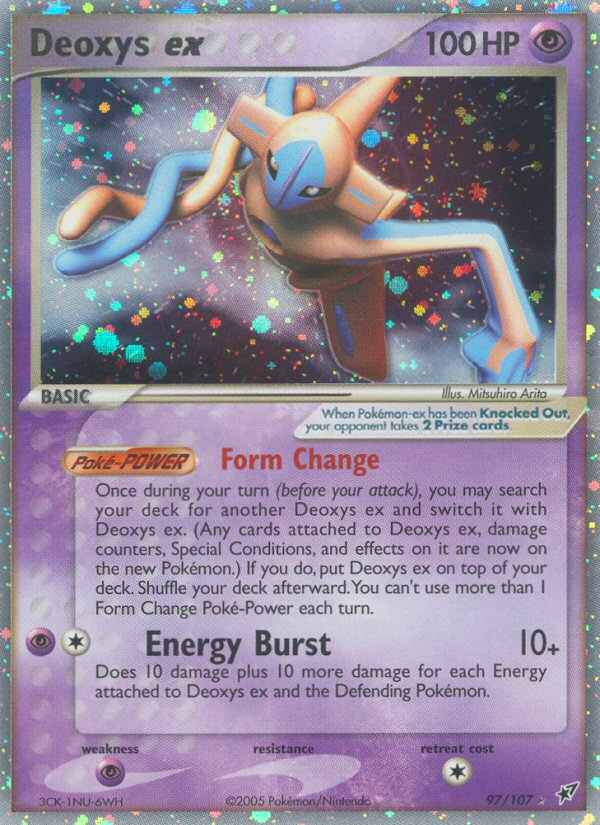 Deoxys ex (97/107) [EX: Deoxys] | Rock City Comics