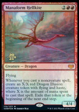 Manaform Hellkite [Innistrad: Crimson Vow Prerelease Promos] | Rock City Comics