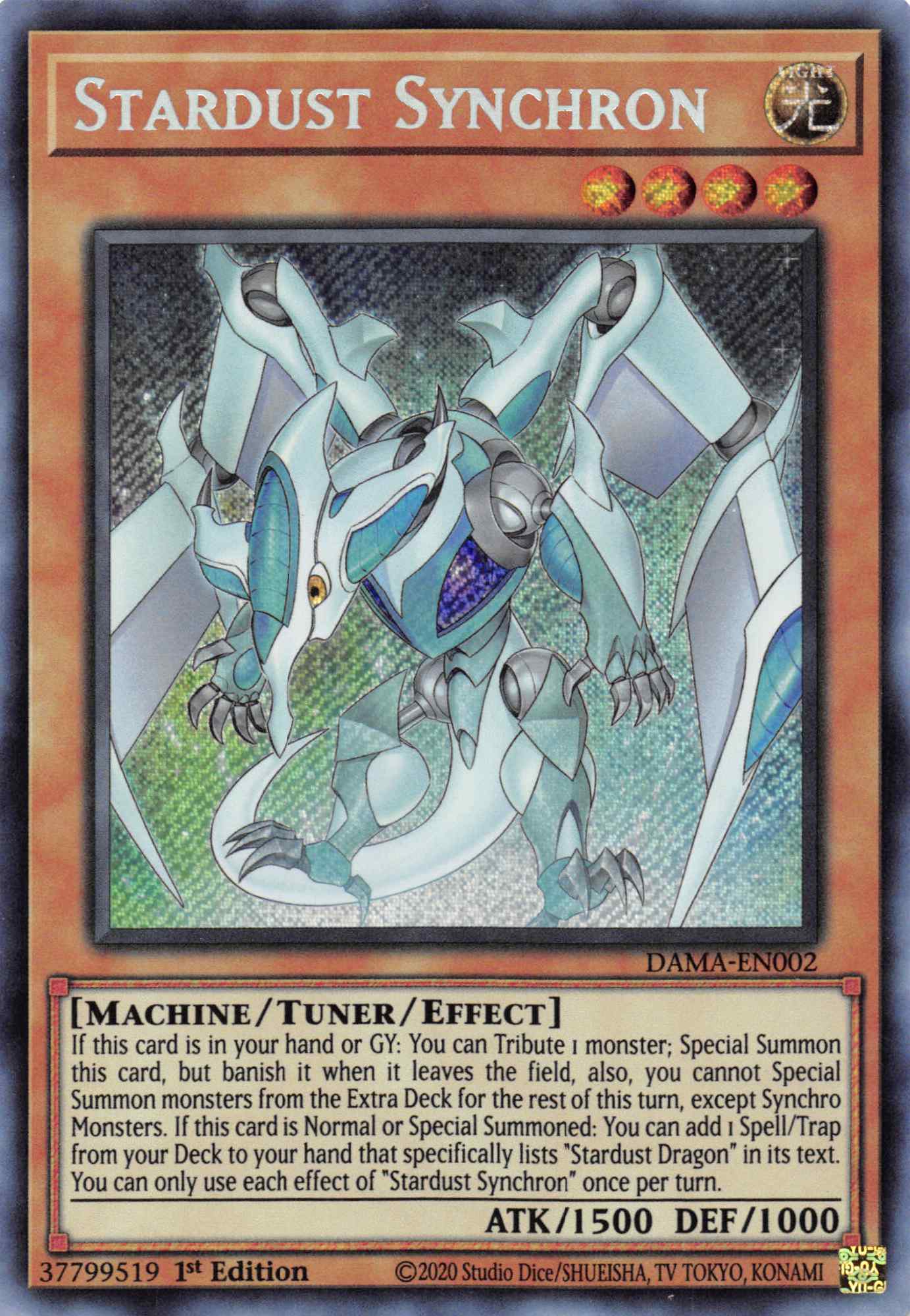 Stardust Synchron [DAMA-EN002] Secret Rare | Rock City Comics