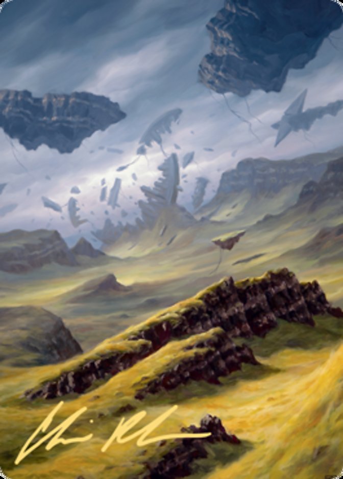 Plains 3 Art Card (Gold-Stamped Signature) [Zendikar Rising Art Series] | Rock City Comics