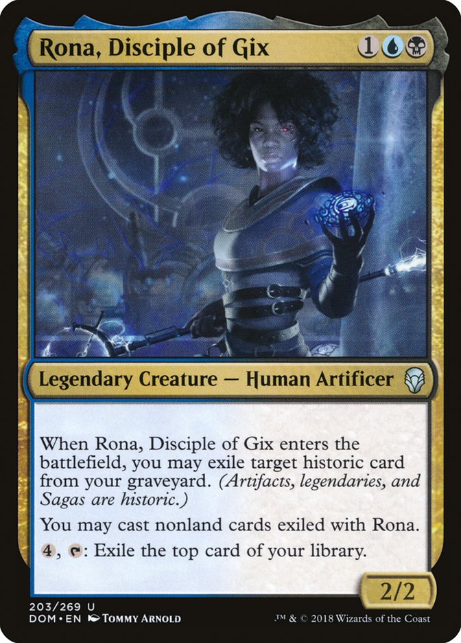 Rona, Disciple of Gix [Dominaria] | Rock City Comics