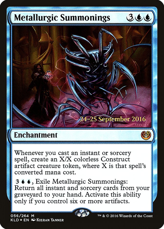 Metallurgic Summonings  [Kaladesh Prerelease Promos] | Rock City Comics