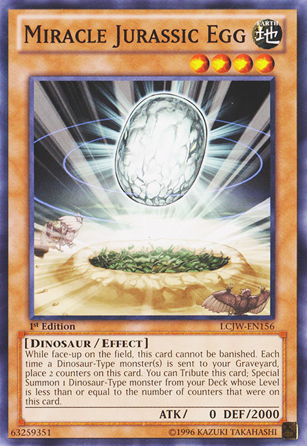 Miracle Jurassic Egg [LCJW-EN156] Common | Rock City Comics