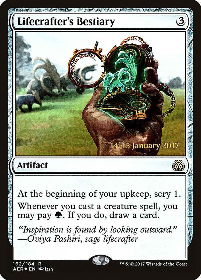 Lifecrafter's Bestiary  [Aether Revolt Prerelease Promos] | Rock City Comics