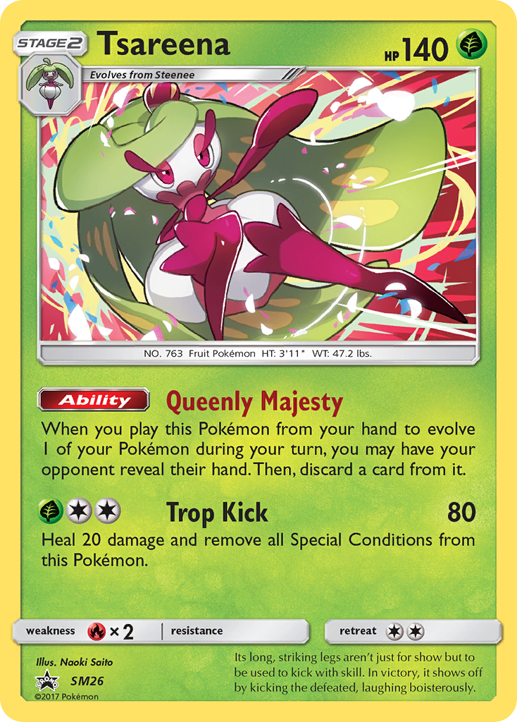 Tsareena (SM26) [Sun & Moon: Black Star Promos] | Rock City Comics