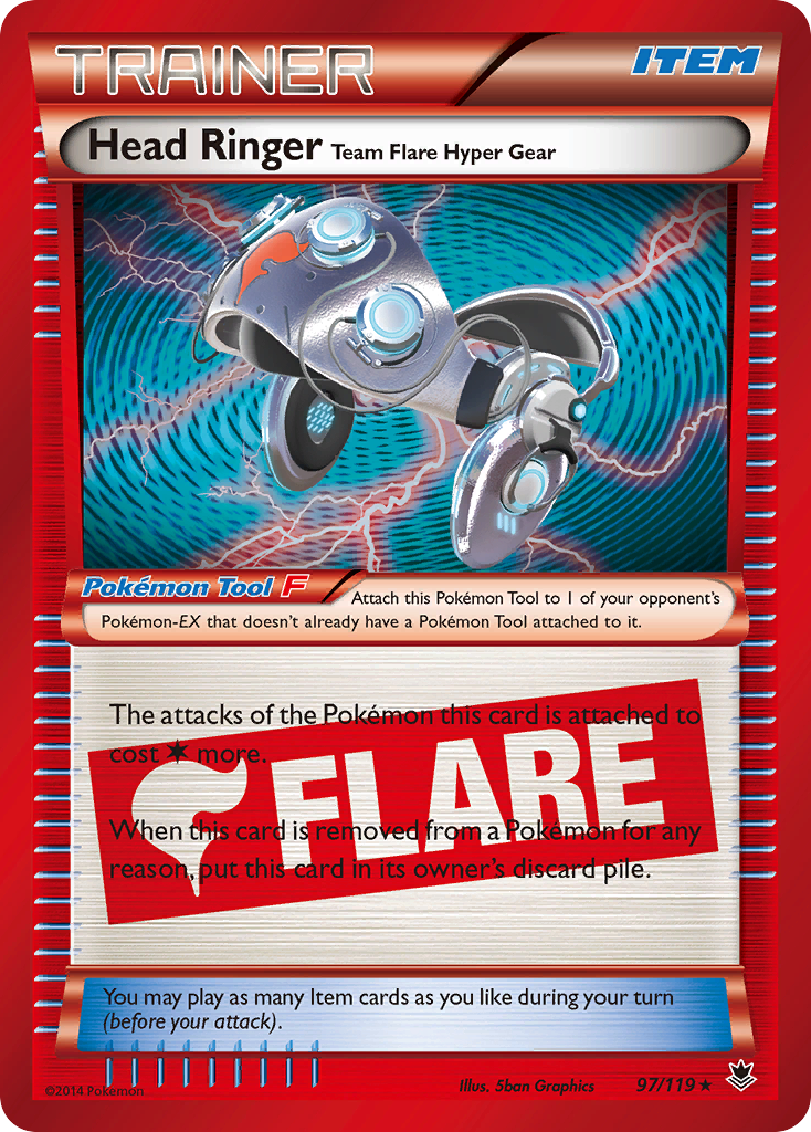 Head Ringer Team Flare Hyper Gear (97/119) [XY: Phantom Forces] | Rock City Comics