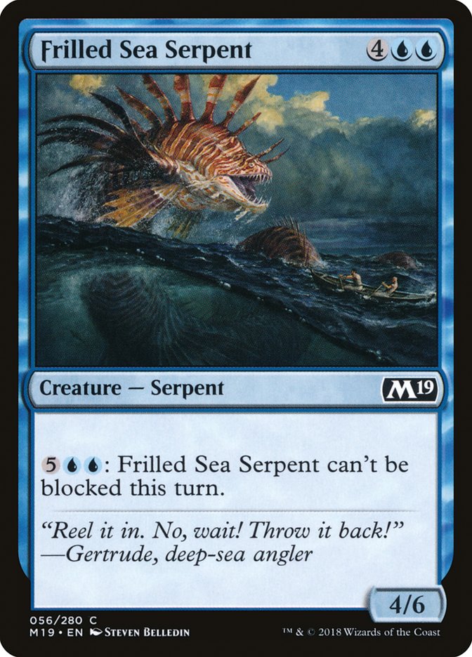 Frilled Sea Serpent [Core Set 2019] | Rock City Comics