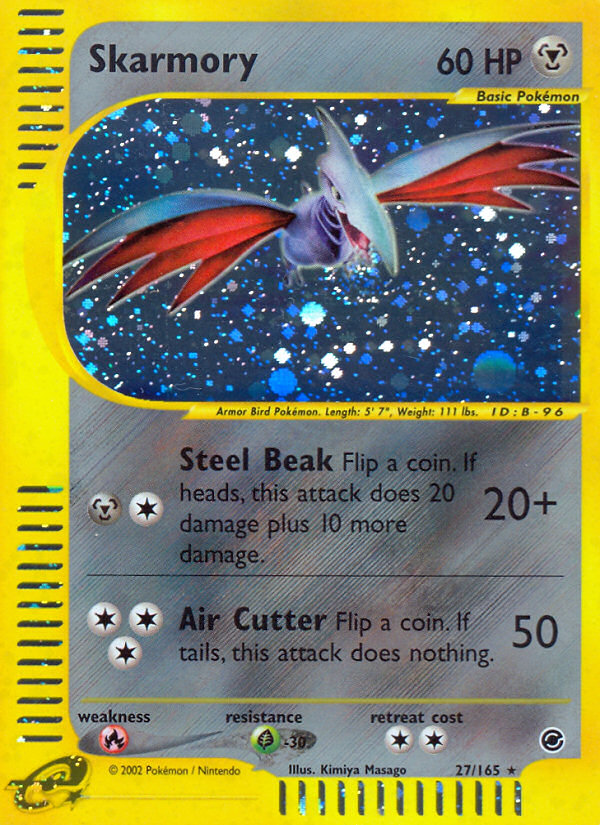 Skarmory (27/165) [Expedition: Base Set] | Rock City Comics