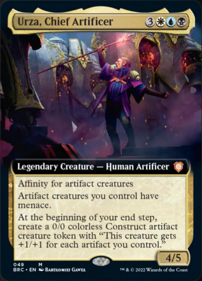 Urza, Chief Artificer (Extended Art) [The Brothers' War Commander] | Rock City Comics