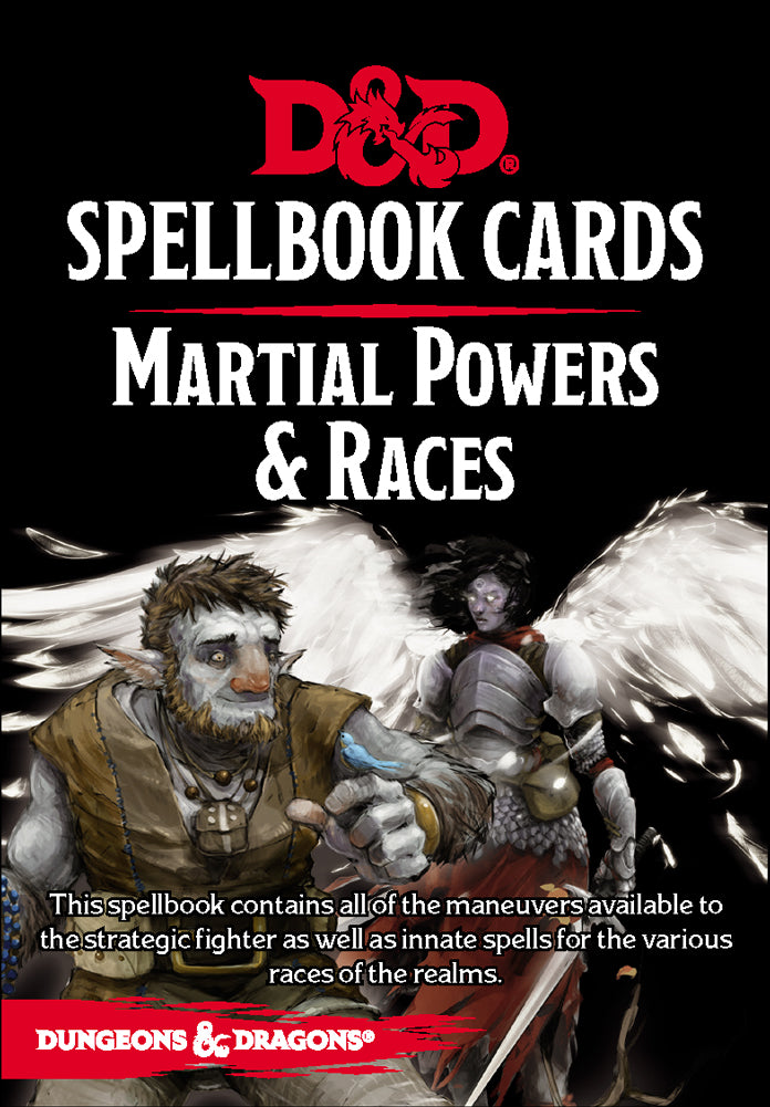 D&D Spellbook Cards Martial Powers & Races 2nd Edition | Rock City Comics