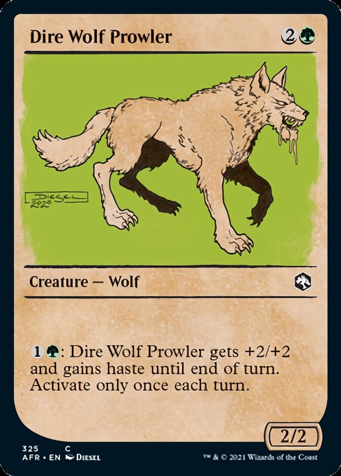 Dire Wolf Prowler (Showcase) [Dungeons & Dragons: Adventures in the Forgotten Realms] | Rock City Comics