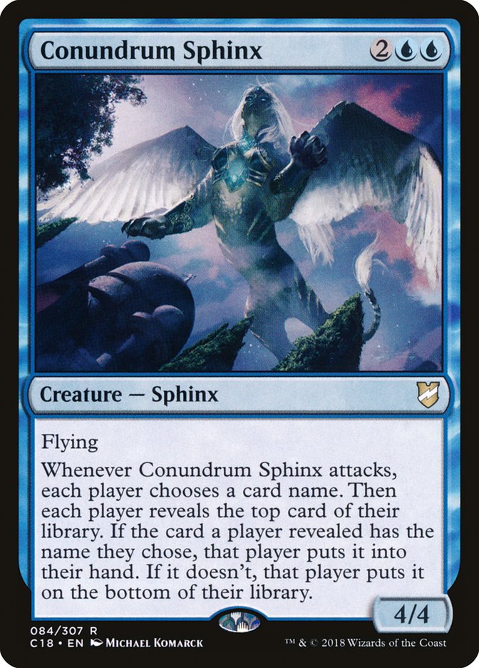 Conundrum Sphinx [Commander 2018] | Rock City Comics