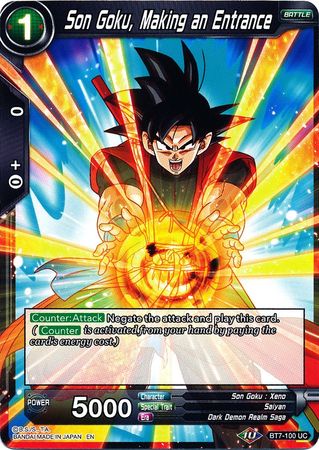 Son Goku, Making an Entrance [BT7-100] | Rock City Comics