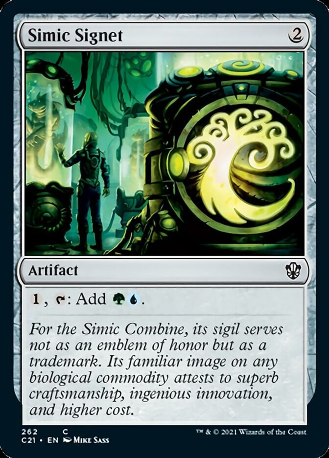 Simic Signet [Commander 2021] | Rock City Comics