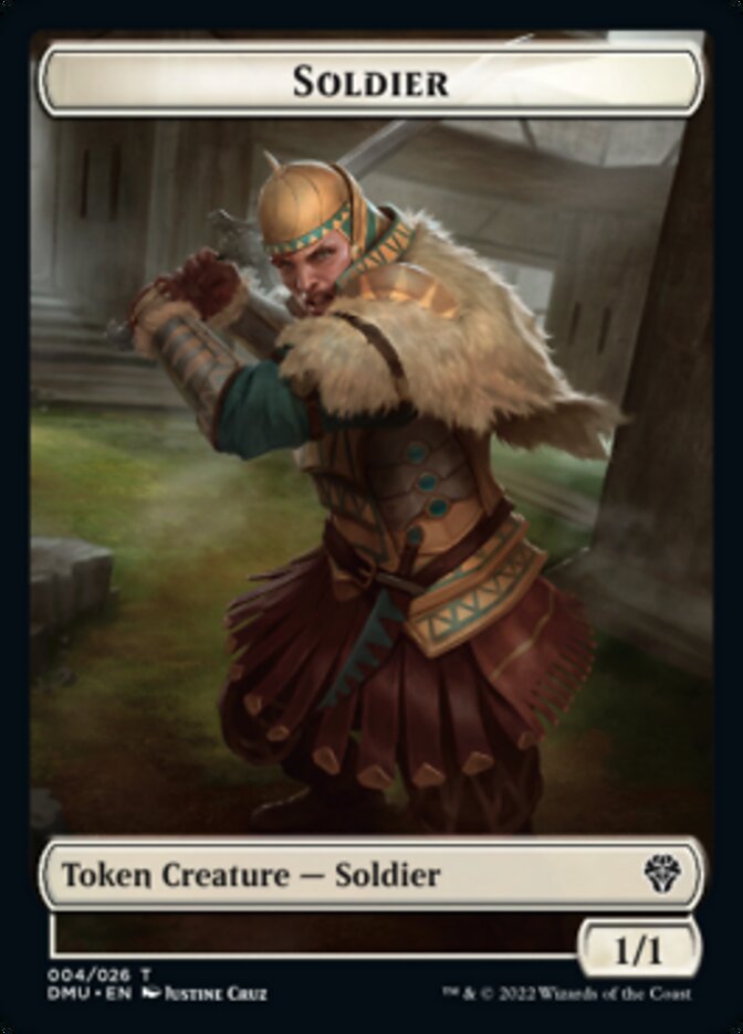 Soldier // Powerstone Double-sided Token [Dominaria United Tokens] | Rock City Comics