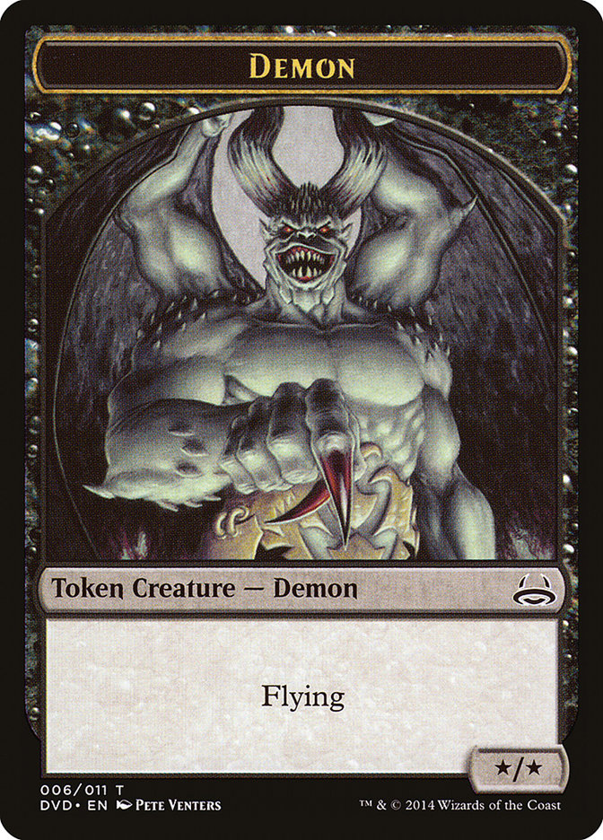 Demon Token (Divine vs. Demonic) [Duel Decks Anthology Tokens] | Rock City Comics