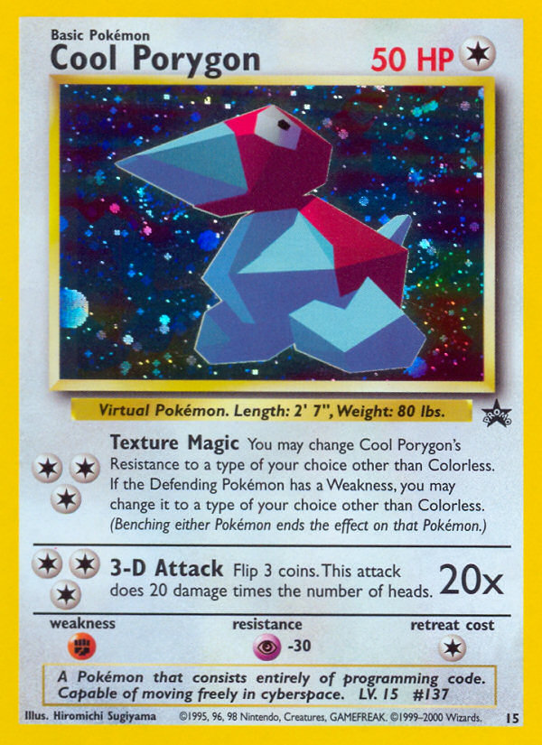 Cool Porygon (15) [Wizards of the Coast: Black Star Promos] | Rock City Comics