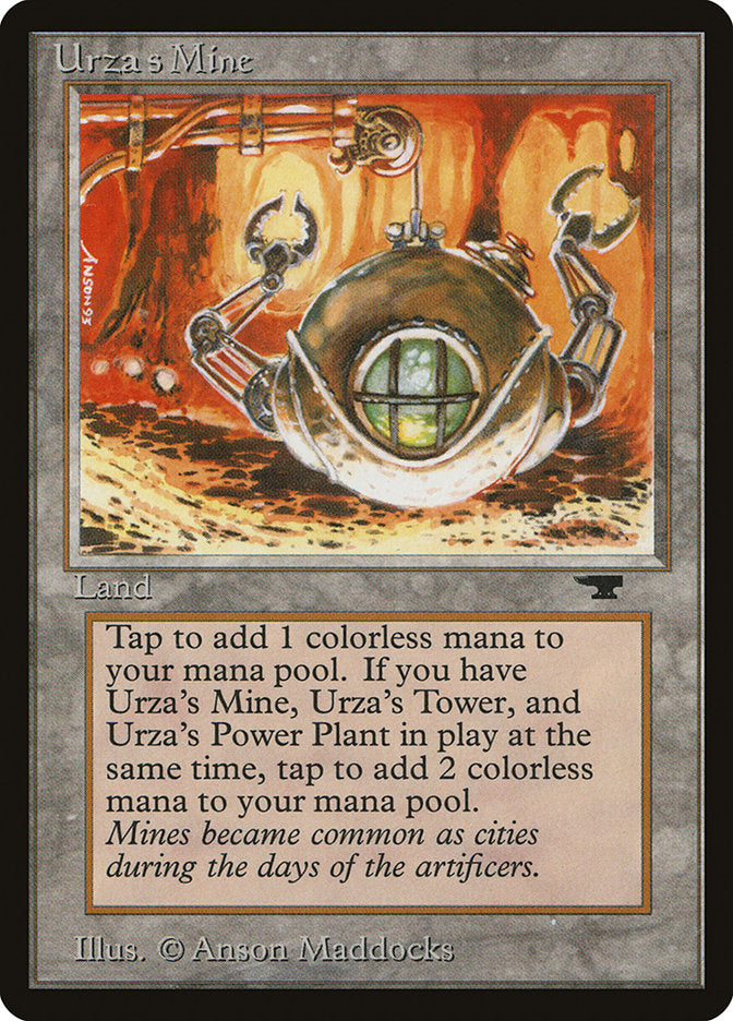 Urza's Mine (Orange Background) [Antiquities] | Rock City Comics