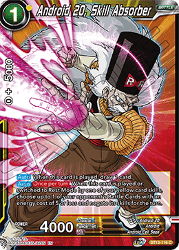 Android 20, Skill Absorber (Common) [BT13-116] | Rock City Comics