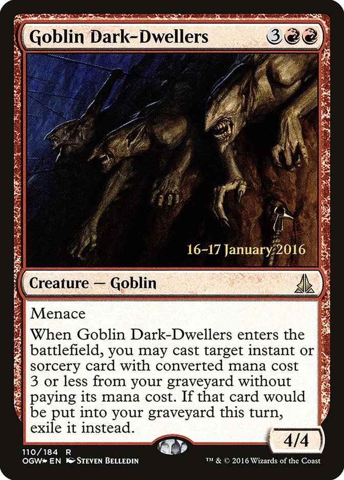 Goblin Dark-Dwellers [Oath of the Gatewatch Prerelease Promos] | Rock City Comics
