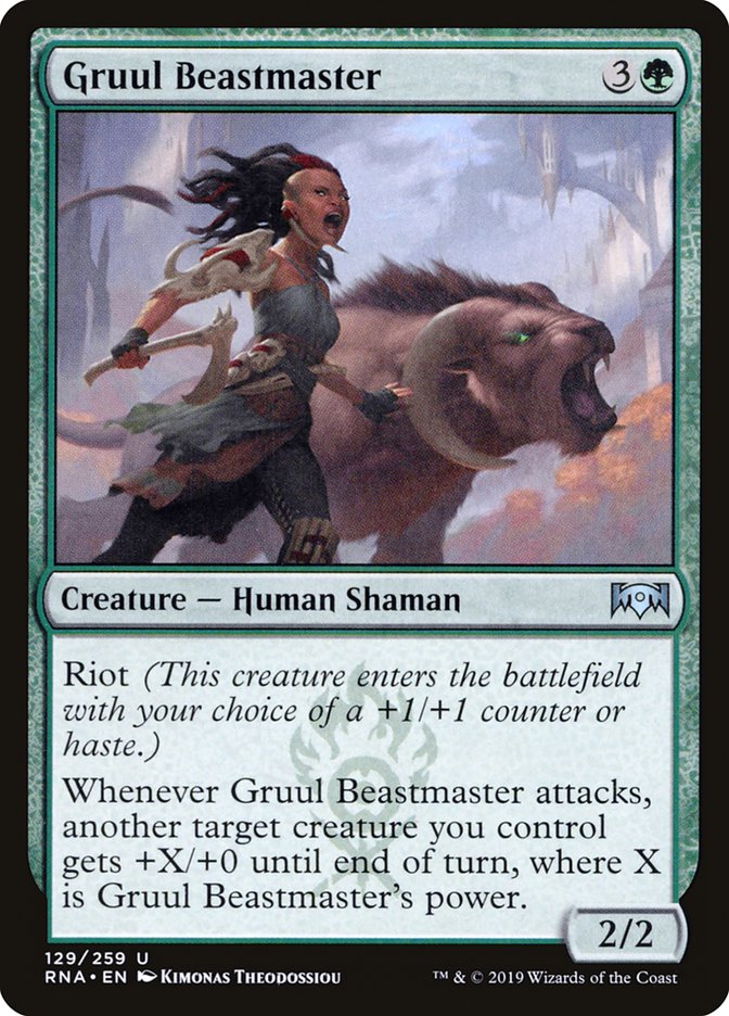 Gruul Beastmaster [Ravnica Allegiance] | Rock City Comics