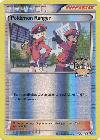 Pokemon Ranger (104/114) (Championship Promo) [XY: Steam Siege] | Rock City Comics